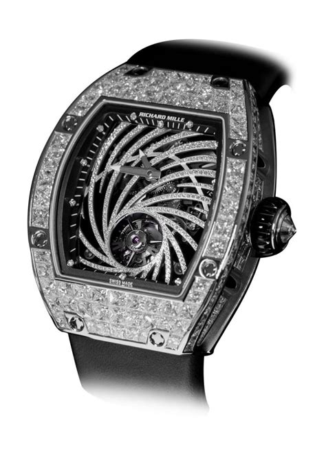 montre richard mille tourbillon diamond twister|More.